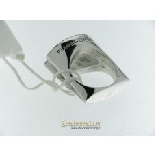 Pianegonda AA010518 ring silver satin reference size 17 new